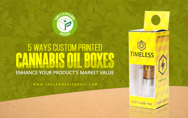 5 Ways Custom Printed Cannabis Oil Boxes Enhance Your Product’s Presentation