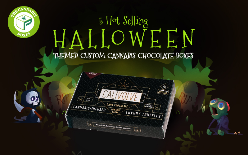 5 Hot Selling Halloween-Themed Custom Cannabis Chocolate Boxes